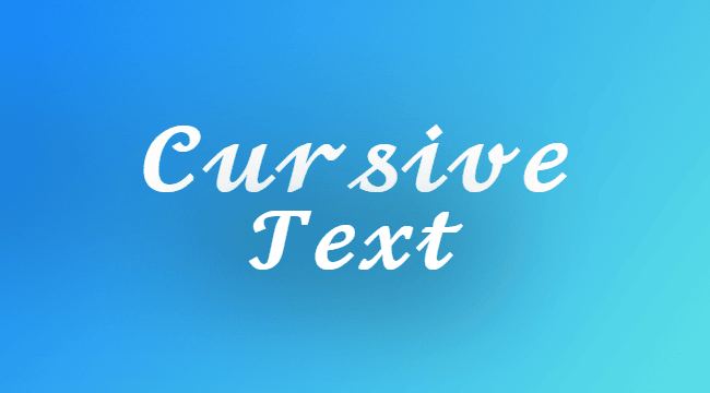 Cursive Text Generator Featured Image